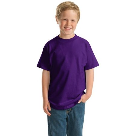 Hanes ®   -  Youth Beefy-T ®  Born to Be Worn 100% Cotton T-Shirt.  5380