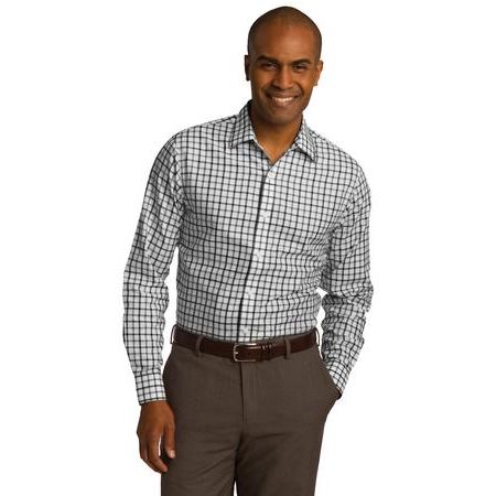 Red House ®  Tricolor Check Slim Fit Non-Iron Shirt. RH74