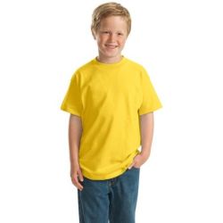 Hanes ®   -  Youth Beefy-T ®  Born to Be Worn 100% Cotton T-Shirt.  5380