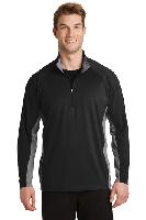 Sport-Tek ®  Sport-Wick ®  Stretch Contrast 1/2-Zip Pullover. ST854