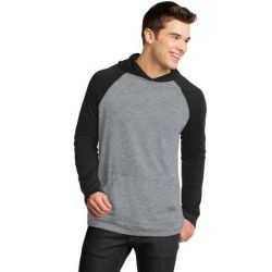 District ®  - Young Mens 50/50 Raglan Hoodie. DT128
